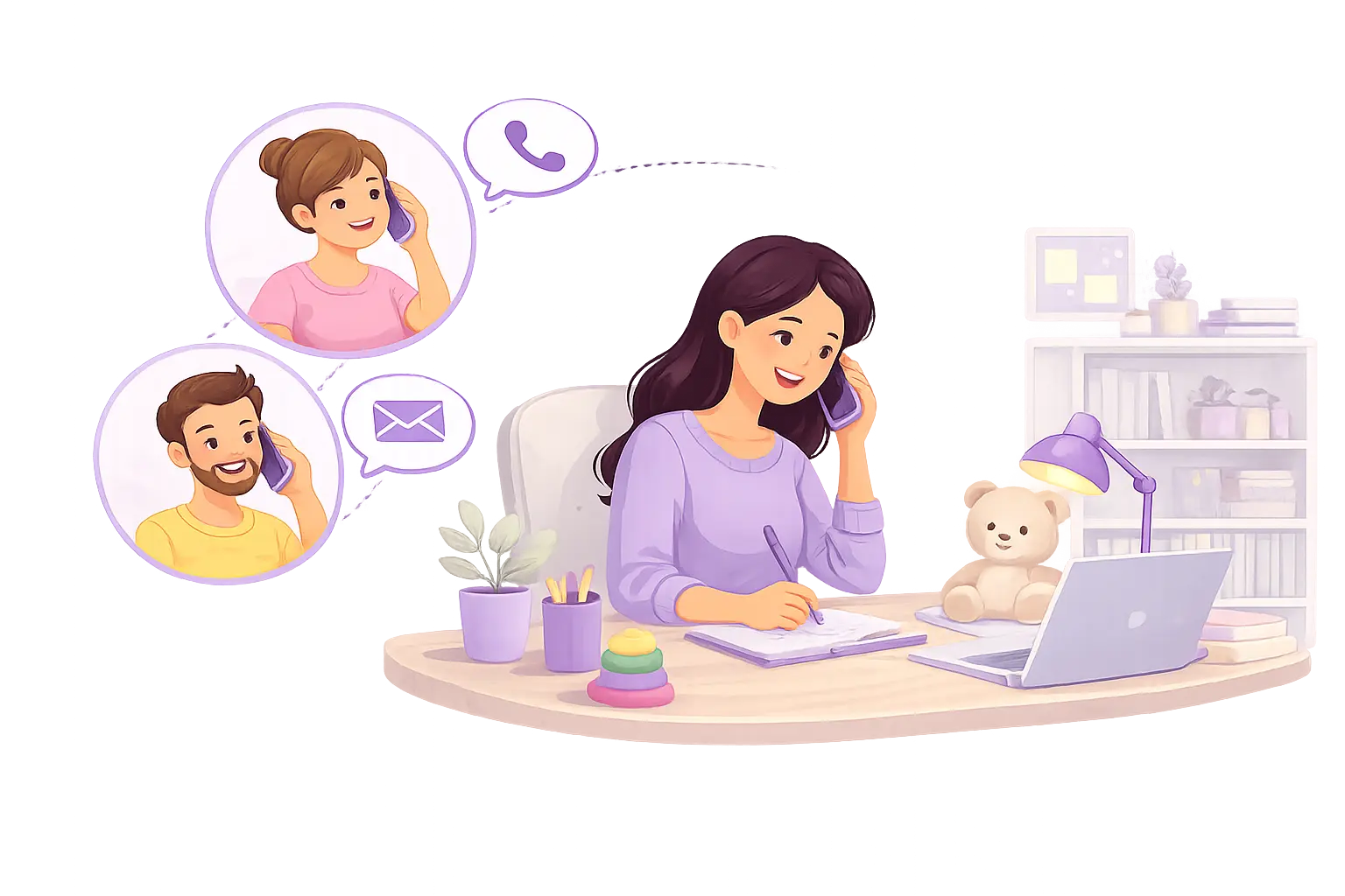 Contact us illustration